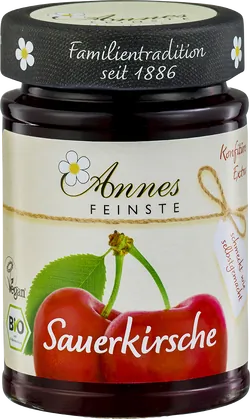 Bio-Sauerkirsch-Konfitüre extra aus Bayern - jetzt online kaufen bei Natur.com