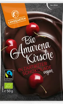 Bio-Sauerkirschen in Zartbitterschokolade - jetzt online kaufen bei Natur.com