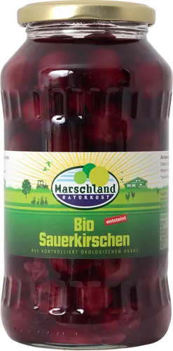 Bio-Sauerkirschen entsteint im Glas - jetzt online kaufen bei Natur.com