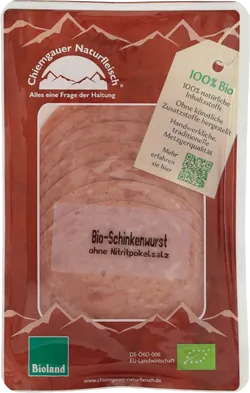 Bio-Schinkenwurst geschnitten - jetzt online kaufen bei Natur.com
