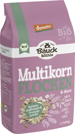 Bio-Sechs-Korn-Flocken - jetzt online kaufen bei Natur.com