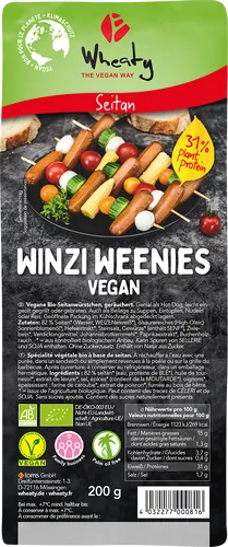 Bio-Seitan-Wiener Wheaty Winzi-Weenies - jetzt online kaufen bei Natur.com