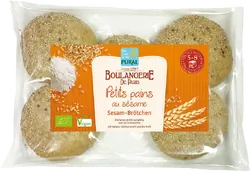 Bio-Sesam-Brötchen zum Aufbacken - jetzt online kaufen bei Natur.com