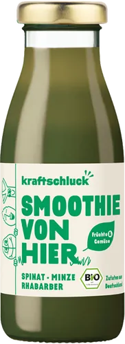 Bio-Smoothie mit Spinat, Minze & Stachelbeeren - jetzt online kaufen bei Natur.com