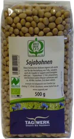 Bio-Sojabohnen aus Bayern - jetzt online kaufen bei Natur.com