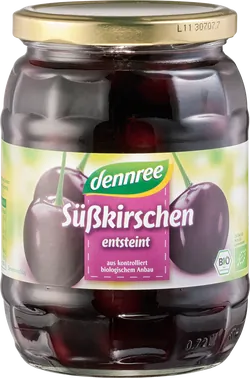 Bio-Süßkirschen im Glas entsteint - jetzt online kaufen bei Natur.com