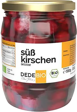 Bio-Süßkirschen im Glas entsteint - jetzt online kaufen bei Natur.com