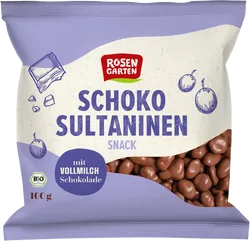 Bio-Sultaninen in Vollmilchschokolade - jetzt online kaufen bei Natur.com