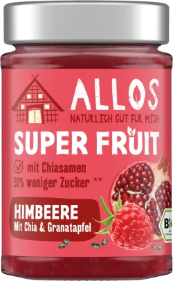 Bio-Super-Fruit Himbeer-Fruchtaufstrich mit Chia - jetzt online kaufen bei Natur.com