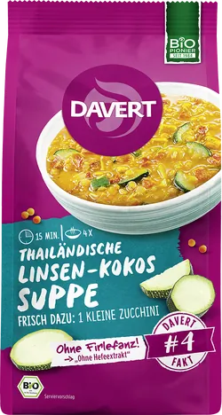 Bio-Thailändische Linsen-Kokos-Suppe - jetzt online kaufen bei Natur.com