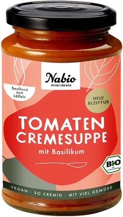 Bio-Tomaten-Cremesuppe mit Basilikum - jetzt online kaufen bei Natur.com