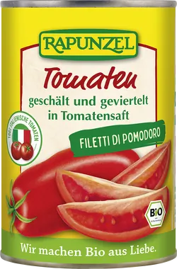 Bio-Tomaten geschält und geviertelt - jetzt online kaufen bei Natur.com