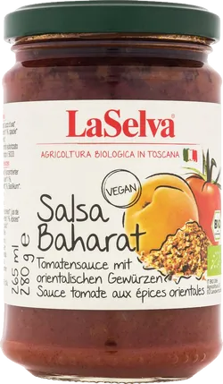 Bio-Tomatensauce Salsa Baharat mit Aprikosen - jetzt online kaufen bei Natur.com