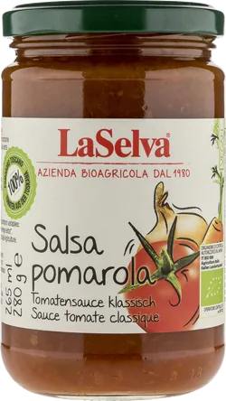 Bio-Tomatensauce Salsa pomarola klassisch italienisch - jetzt online kaufen bei Natur.com
