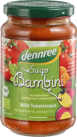 Bio-Tomatensauce Sugo Bambini für Kinder - jetzt online kaufen bei Natur.com