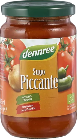 Bio-Tomatensauce Sugo piccante mit Gemüse - jetzt online kaufen bei Natur.com