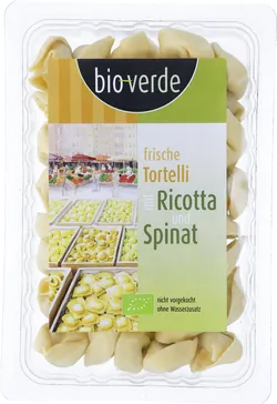 Bio-Frische Tortelli mit Ricotta & Spinat - jetzt online kaufen bei Natur.com