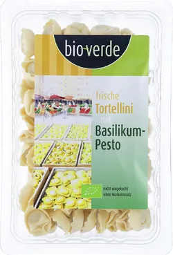 Bio-Frische Tortellini mit Basilikum-Pesto - jetzt online kaufen bei Natur.com