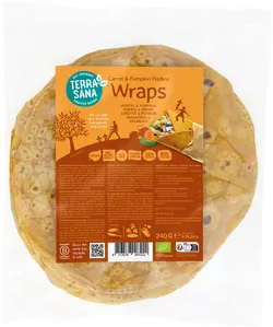 Bio-Tortilla-Wraps mit Karotte & Kürbis - jetzt online kaufen bei Natur.com