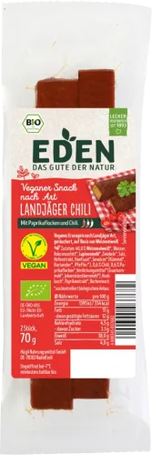 Bio-Veganer Snack Landjäger-Art Chili - jetzt online kaufen bei Natur.com