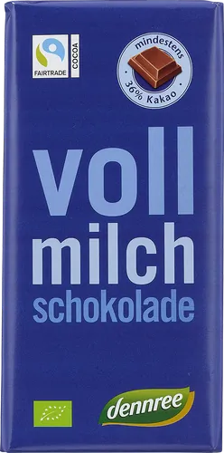 Bio-Vollmilchschokolade - jetzt online kaufen bei Natur.com