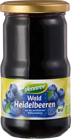 Bio-Waldheidelbeeren im Glas - jetzt online kaufen bei Natur.com