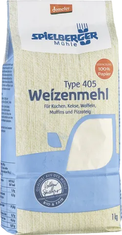 Bio-Weizenmehl Type 405 - jetzt online kaufen bei Natur.com