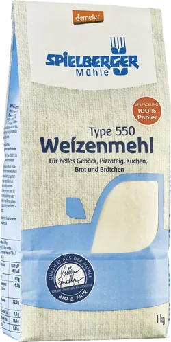 Bio-Weizenmehl Type 550 - jetzt online kaufen bei Natur.com