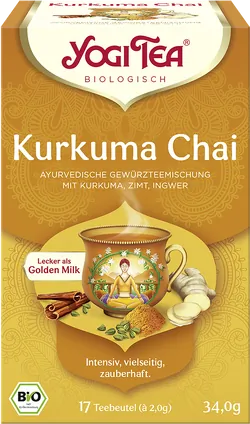 Bio-Yogi-Tee Kurkuma-Chai im Beutel - jetzt online kaufen bei Natur.com