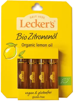 Bio-Zitronenöl in Portionsampullen - jetzt online kaufen bei Natur.com