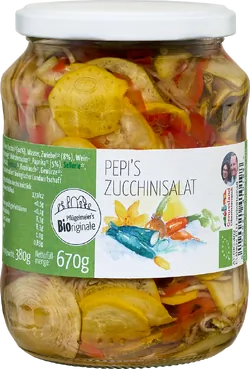 Bio-Zucchinisalat im Glas - jetzt online kaufen bei Natur.com