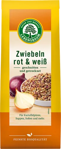Bio-Zwiebeln rot und weiß getrocknet - jetzt online kaufen bei Natur.com