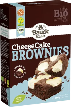 Bio-Cheesecake-Brownies-Backmischung glutenfrei - jetzt online kaufen bei Natur.com