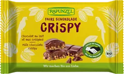 Bio-Cristallino-Vollmilchschokolade mit Getreide-Crispies - jetzt online kaufen bei Natur.com