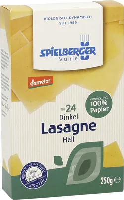 Bio-Dinkel-Lasagne-Platten in Papierverpackung - jetzt online kaufen bei Natur.com
