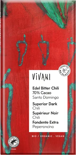 Bio-Edelbitterschokolade mit Chili - jetzt online kaufen bei Natur.com