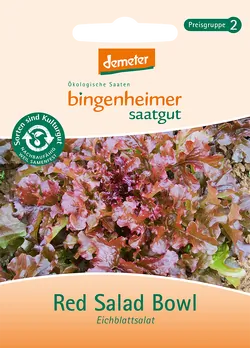 Bio-Eichblattsalat Red Salad Bowl - jetzt online kaufen bei Natur.com
