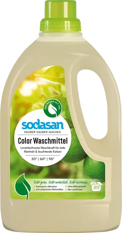 Flüssiges Waschmittel Color mit Limette - jetzt online kaufen bei Natur.com