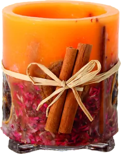 Hurrikan-Kerze Apfel Orange Zimt - jetzt online kaufen bei Natur.com