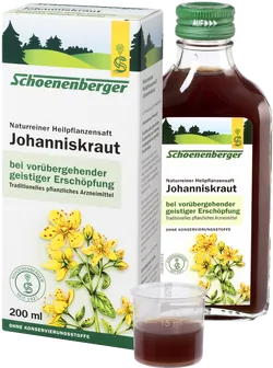 Johanniskrautsaft Schoenenberger - jetzt online kaufen bei Natur.com