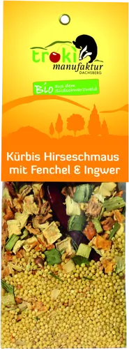 Bio-Kürbis-Hirseschmaus mit Fenchel & Ingwer - jetzt online kaufen bei Natur.com