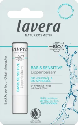 Lippenbalsam basis sensitiv von lavera - jetzt online kaufen bei Natur.com