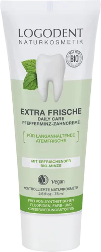 Extra frische Zahncreme mit Pfefferminze - jetzt online kaufen bei Natur.com