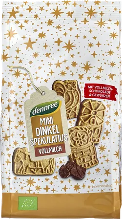 Bio-Mini-Spekulatius mit Vollmilchschokolade - jetzt online kaufen bei Natur.com