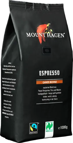 Bio-Mount Hagen Espresso ganze Bohne - jetzt online kaufen bei Natur.com