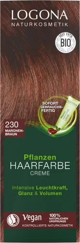 Pflanzen-Haarfarbe-Creme maronenbraun - jetzt online kaufen bei Natur.com