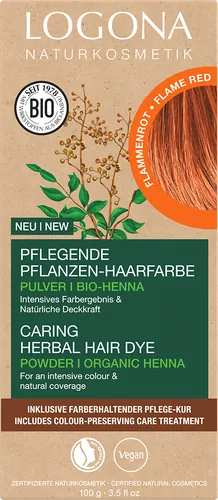Pflanzen-Haarfarbe-Pulver flammenrot - jetzt online kaufen bei Natur.com