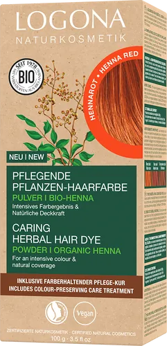 Pflanzen-Haarfarbe-Pulver hennarot - jetzt online kaufen bei Natur.com