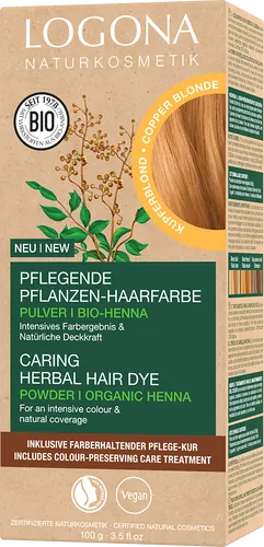 Pflanzen-Haarfarbe-Pulver kupferblond - jetzt online kaufen bei Natur.com