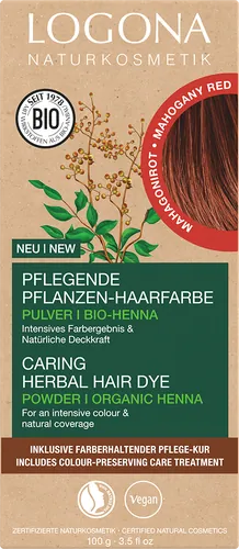 Pflanzen-Haarfarbe-Pulver mahagonirot - jetzt online kaufen bei Natur.com